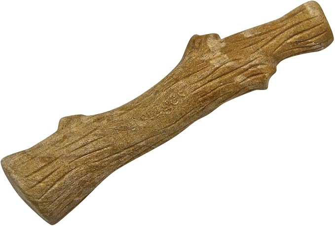 Pupstages Dogwood Dog Chew Toy – Real-Wood Blend, Natural Flavor & Texture, Moderate Chewers, Small, 5.4"