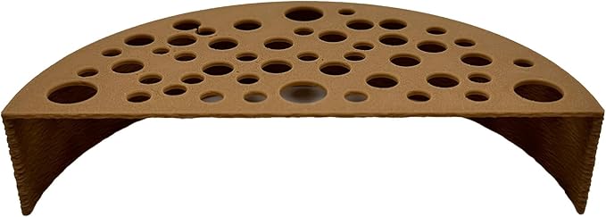 Shrimp Breeding Protector | Shrimp Breeding Cave Aquarium Tunnel | CTWPets (Light Brown)