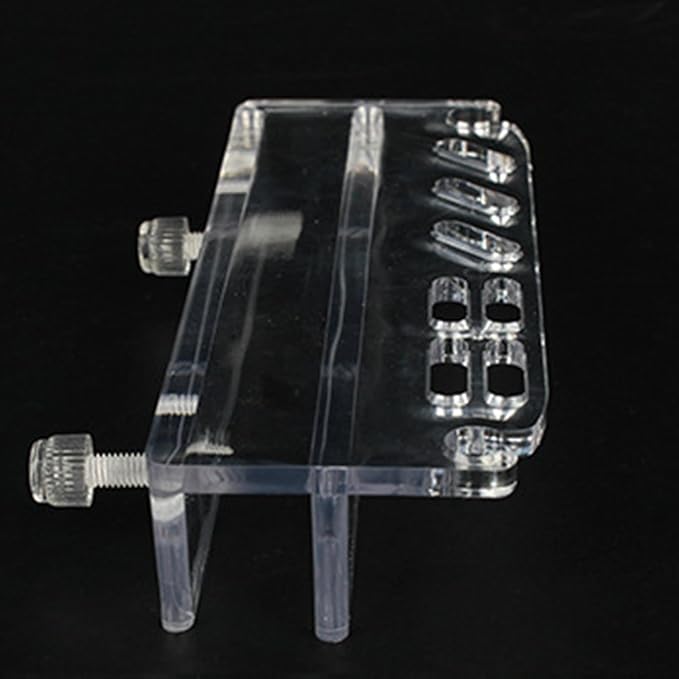 Fish Tank Tool Organizer - Acrylic Aquarium Rack, Transparent Maintenance Stand, Plant Tool Holder, Durablee Water Grass Organizer | Multi-Slot Storage Rack Elegant Display for Scissors, Tweezers