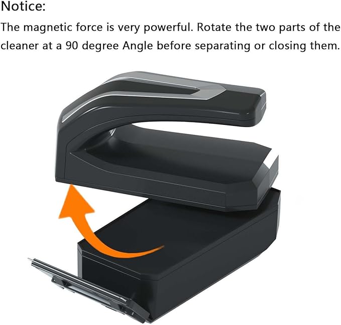 Carefree Fish Aquarium Super Powerful Magnetic Cleaner with 4 Algae Scrapers for Glass Fish Tank Magnet Brush Floating S+(Plus)