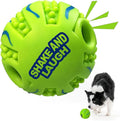 Spiky Interactive Dog Toys Ball, Shaking with Gibbering Sound, for Training, Teeth Cleaning & Herding, Wave, L, 3.94 in (10 cm)