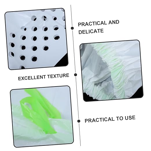 7pcs Cat Litter Filtering Bag White Cat Waste Filter Pouch for Easy Cleanup Litter Supplies for Pet Owners