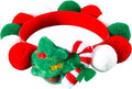 Lionheart glory Christmas Collar Pom-Pom Plush Ball Collar for Large Dogs Pet Christmas Costume Soft Funny Dog Collar Xmas Party Accessories Headgear