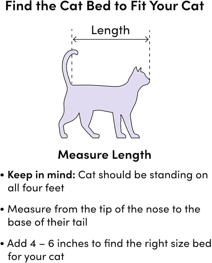 Small Cat Bed for Indoor Cats - Washable 16 Inches Kitten or Puppy Bed (Up to 5lbs) - Extra Small Dog Bed