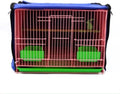 MANON ROSA Bird Cage Cover Birdcage Curtain - Enhanced Privacy Safety Comfort for Parrots Cockatiels Lovebirds Budgerigar Finch Canary Parakeet (XXL(23.6" L x 15.7" W x 15.7" H),Blue)