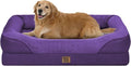 Orthopedic Dog Bed -XL Large Dog Beds with Washable Cover and Removable Bolsters Non-Slip Bottom & Waterproof Memory Foam Pet Couch Sofa for Large Size Dogs