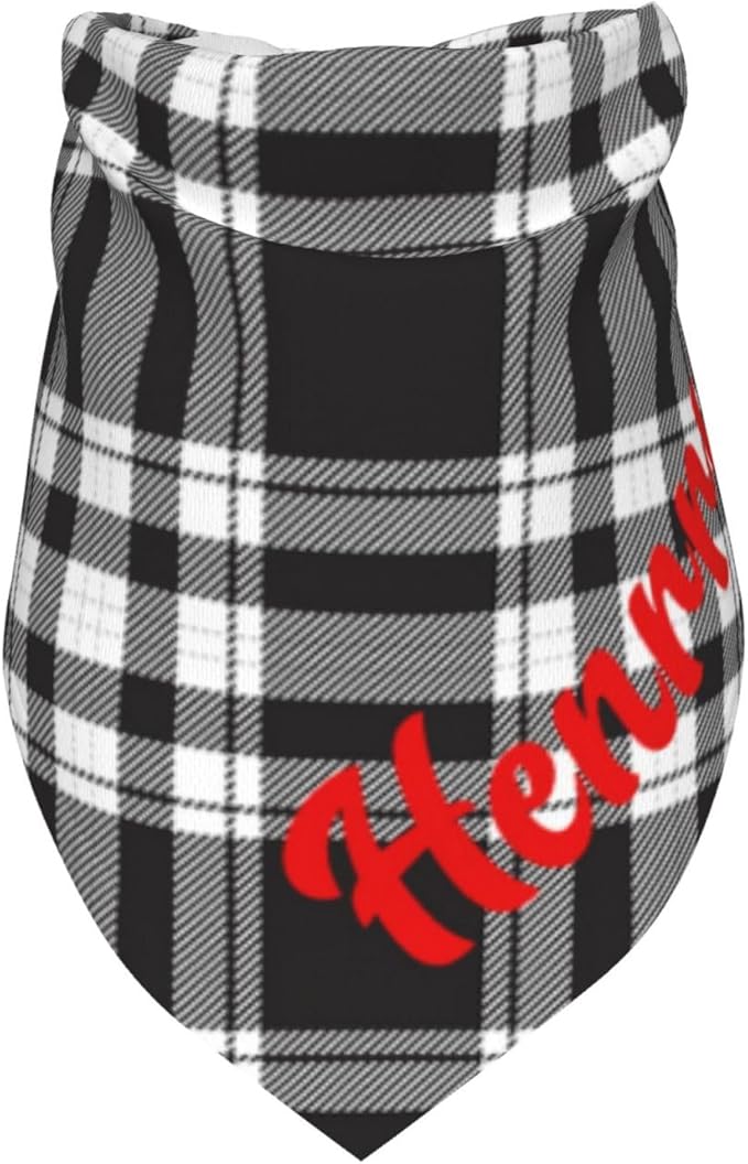 Custom Pet Scarf Personalized Dog Bandana with Name Personalized Add Your Text Bibs Triangle Head Scarfs Gift for Small Medium Large Dogs Cats Baby Puppy Pets Accessories