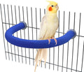 Wontee Bird Perches Bird Cage Sand Perch Stand for Budgies Parakeets Cockatiels Conures (Random Color) (U Shape)