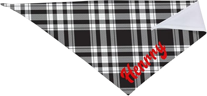 Custom Pet Scarf Personalized Dog Bandana with Name Personalized Add Your Text Bibs Triangle Head Scarfs Gift for Small Medium Large Dogs Cats Baby Puppy Pets Accessories