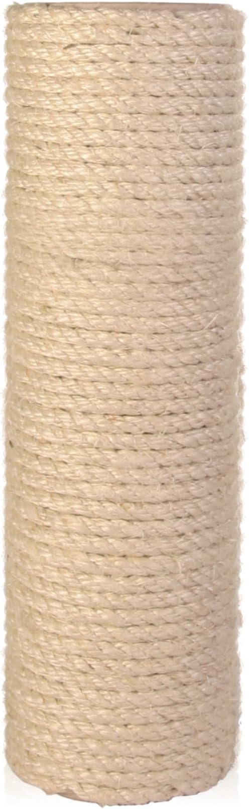 TRIXIE Replacement Sisal Post for Cat Scratching Posts, Backup Scratcher for Indoor Cat Furniture, Trees and Towers, 3.5 in x 11.8 in (9 x 30 cm)