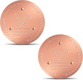 Bird Bath Copper Disk, Sturdy 1mm 99.9% Pure Copper Disk, Triple-Point Support Ensures Clean Water Year-Round, Fits Most Outdoor Birdbath Bowls (2)