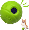 Dog Toys Ball, Interactive Dog Ball, No Paint, Gibbering Sound with Surface Concave Lines, XS, 2.75 in (7 cm)