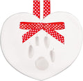 Pearhead Pet Paw Print Valentine’s Ornament Kit – Heart-Shaped Clay Pawprint Keepsake for Dogs & Cats, DIY Valentine’s Day Pet Gift & Memorial
