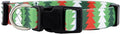 Native Pup Christmas Dog Collar- Winter Holiday Collars for Pets- Xmas Gift for Puppy- Santa, Reindeer, Snowman, Candy Cane, Red Green- Girl Boy- Small, Medium, Large Breeds (Christmas Tree, Medium)