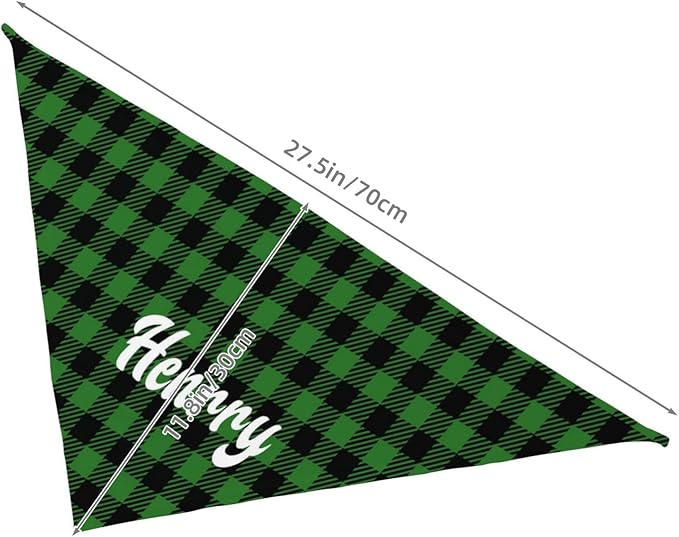 Custom Pet Scarf Personalized Dog Bandana with Name Personalized Add Your Text Bibs Triangle Head Scarfs Gift for Small Medium Large Dogs Cats Baby Puppy Pets Accessories