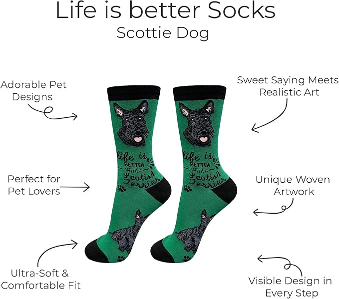 E&S Pets Pet Lover Socks - Dog & Cat Socks - Unisex Novelty Gifts