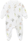Unisex Baby Boy and Girl Zipper Onesie Toddler Footie One-Piece Infant Romper Jumpsuit