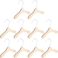 Wooden Dog Clothes Hangers 16cm Large Pet Clothes Hanger Sturdy Household Pet Accessory for Dog and Cat Clothing Storage