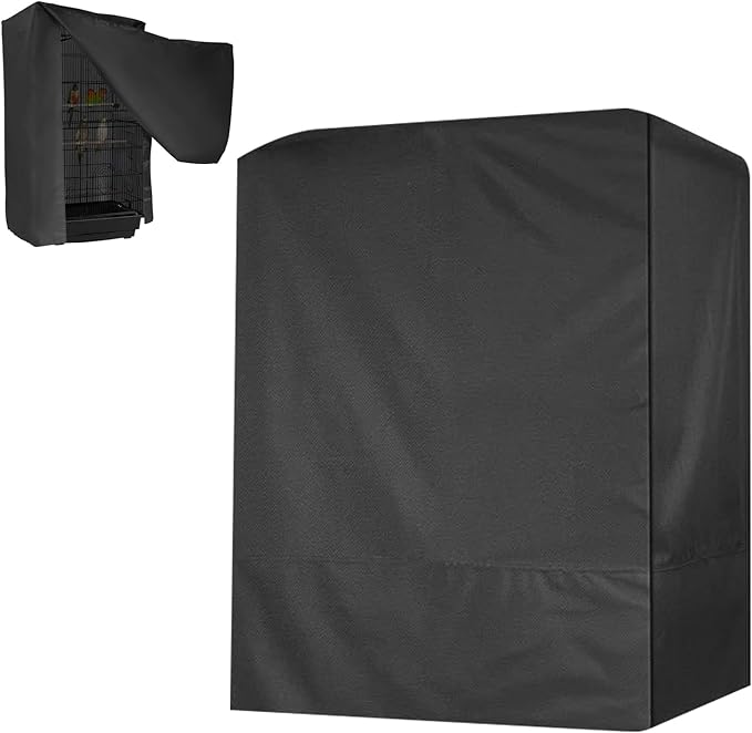 Bird Cage Covers for Night Breathable Cover Black Out Lightweight Washable Dust Proof Hood Lovebird Canary Conure Cockatiel Parakeet Pet