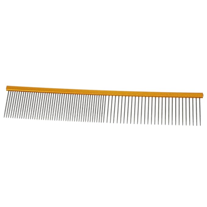 POPETPOP Ergonomic Pet Comb for Dogs Cats Grooming Tool Portable Wear-resistant Material