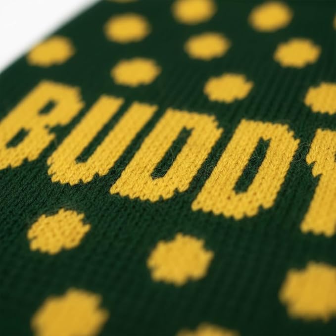 Custom Knit Sweater for Dogs and Cats with Personalized Name, Polka Dot Pattern, Soft Knit Winter Apparel, Cozy and Stylish Pet Clothing, Idea for Pet Lovers