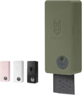 SVD.PET Dog Poop Bag Dispenser, Outdoor or Indoor Pet Waste Bag Dispenser Station, Wall Mount or Hanging with Strap. Easy to Refill Magnetic Cover (Army Green, Dispenser only)