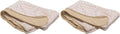 Furhaven Replacement Dog Bed Cover Ultra Plush Faux Fur & Suede Contour Luxe Lounger, Machine Washable - Cream, Medium (Pack of 2)
