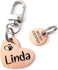 Ultra Joys Dog ID Tag, Custom Dog Tag Personalized Cat Tag, Pet ID Tag, Brushed Stainless Steel Dog Cat Tag, Custom Your Own