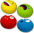 Latex Squeaky Dog Toys for Small Dogs & Mini Breeds - 4PCS Set Squeaky Dog Balls | Soft, Safe & Fun Chew Toys | Indoor & Outdoor Play