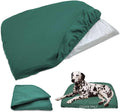 Dog Bed Cover Waterproof Replacement Machine Washable Covers for 44x32 Inch Dog Bed Heavy Duty Scratch Resistant Mattress Protector Pet Bed Cover Only Dark Green
