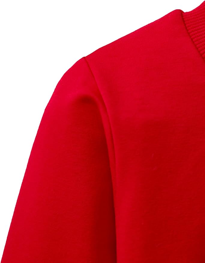 Toddler Baby Girls Cotton Sweater, Long Sleeve Crewneck Sweatshirt Pullover Kids Warm Clothing for Fall Winter