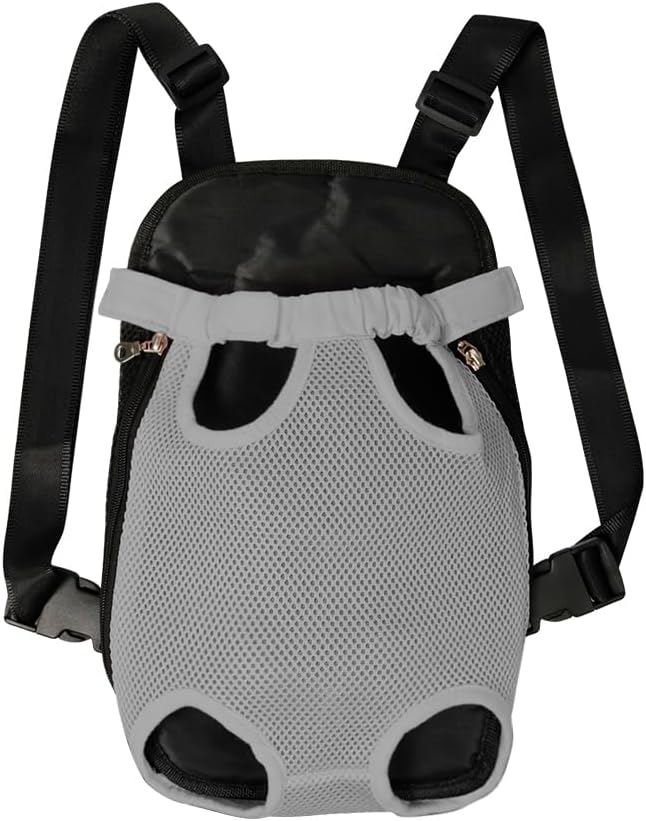 FEimaX Dog Carrier Backpack Pet Legs Out Front Cat Travel Bag, Adjustable Puppy Backpacks Carriers Hands-Free for Small Medium Dogs Cats Hiking Traveling Camping Daily Walking