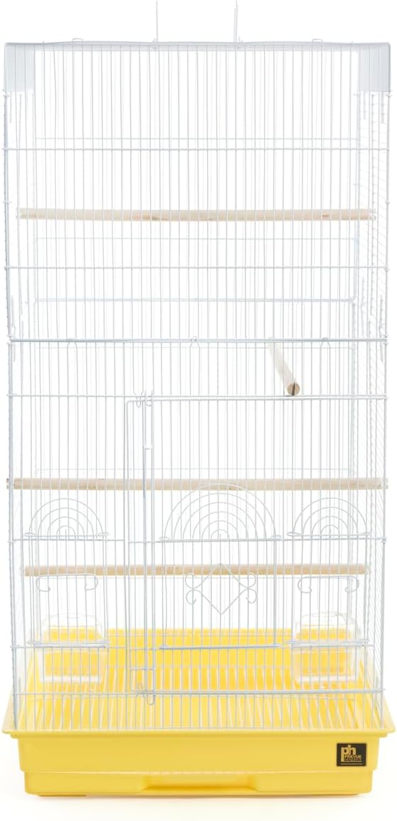 Prevue Pet Products SPECONO1818H-Y Tall Tiel Cage, Yellow