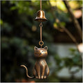 Cat Wind Chime 2025 New Unique Cat Garden Decor Outdoor Cat Statue Themed Gifts Wind Chimes for Cat Lovers Women Hanging Memorial Ornaments Windchimes Bell Outside Yard Home Porch Decorations (D1)
