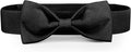 Segarty Dog Wedding Outfit, Adjustable Black Bowtie Collar for Extra Large Dogs Neck Girth 16.5-21.3in, Tie Tuxedo Comfortable Pets Grooming Accessories for Formal Wedding Holiday Birthday Party