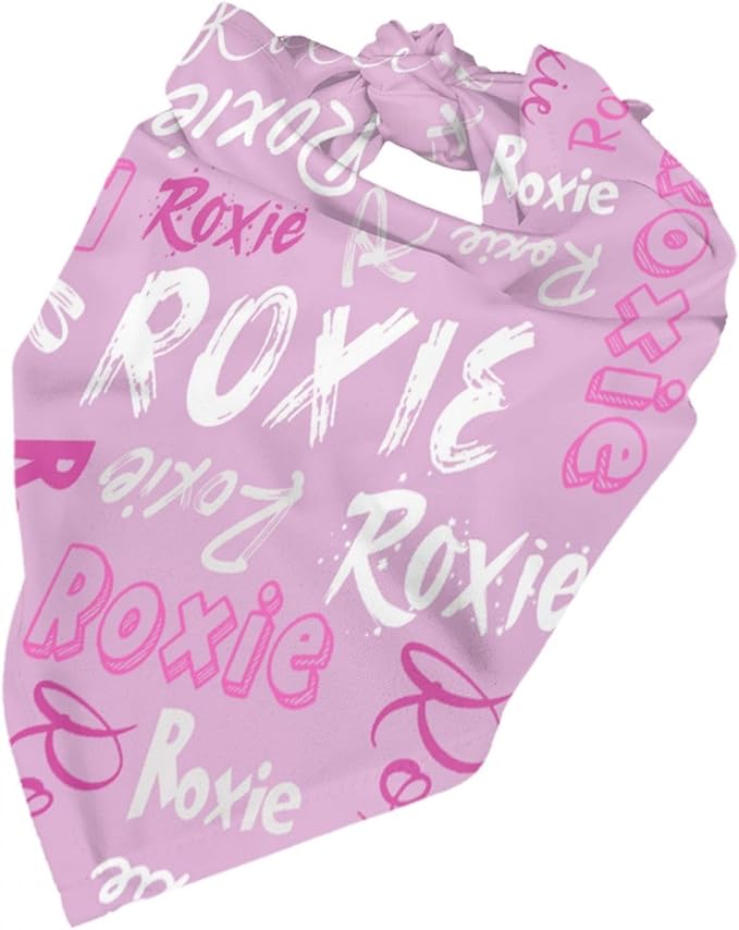 Custom Pet Scarf Personalized Dog Bandana with Name Personalized Add Your Text Bibs Triangle Head Scarfs Gift for Small Medium Large Dogs Cats Baby Puppy Pets Accessories