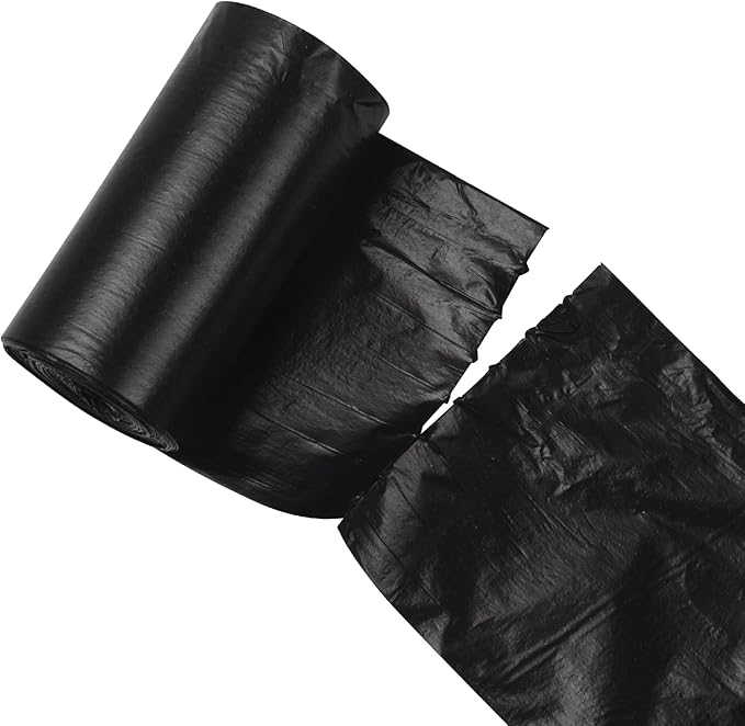 80 Count Cat Litter Waste Bags for Scooping, Black, 5 Liters