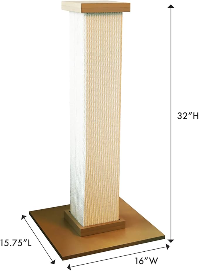 SmartCat Pioneer Pet Ultimate Scratching Post (Beige)