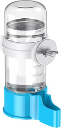 Pawfly Bird Water Dispenser, Automatic Water Feeder, Plastic Bird Cage Dispenser, Blue Parrot Waterer for Parakeet Cockatiel Budgie Lovebirds (Not Fit for Food Feeding)
