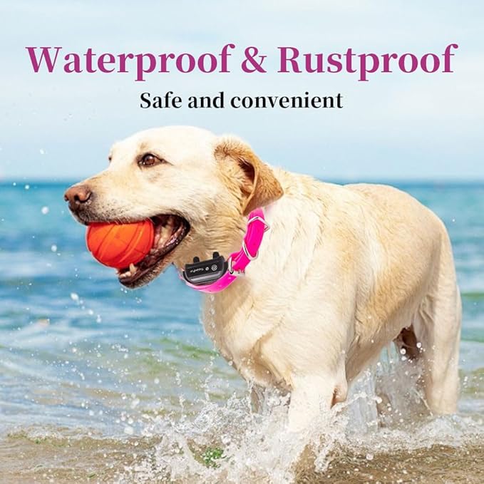 Universal 27 ½” X ¾” Replacement Band Strap for Dog Training Collar - Adjustable Waterproof TPU for Remote E-Collar, Static/Vibration Shock Trainer, Fits Most Bark Control & Obedience Devices