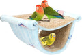 BWOGUE Winter Warm Bird Nest Bed Hanging Hammock Snuggle Hut Parrot House Tent Toy Bird Cage Perch for Parakeet Budgies Cockatiels Lovebird Cockatoo Finch Hamster Chinchilla Guinea Pig