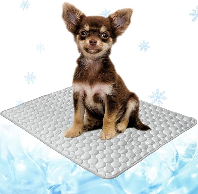 Dog Cooling Mat for Dogs, Pet Cooling Pad Bed for Dog Easy Washable for All Types of Pets and Perfect for Both Indoor and Outdoor Use, Including Car Seats 28" x 22"