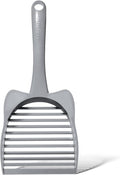 CatGuru Cat Litter Scoop, Jumbo Litter Scoop, Litter Scooper with Deep Shovel & Long Handle, Super Fast Sifter, Durable Kitty Litter Scoop, Cat Stuff, Kitten Supplies (Gray)