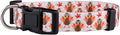 Native Pup Thanksgiving Dog Collar- Fall Collars for Dogs- Autumn Leaf, Turkey, Pumpkin Pie, Holiday Leaves- Girl Boy Puppy- Adjustable for Small, Medium, Large Breeds (Turkey, Small)