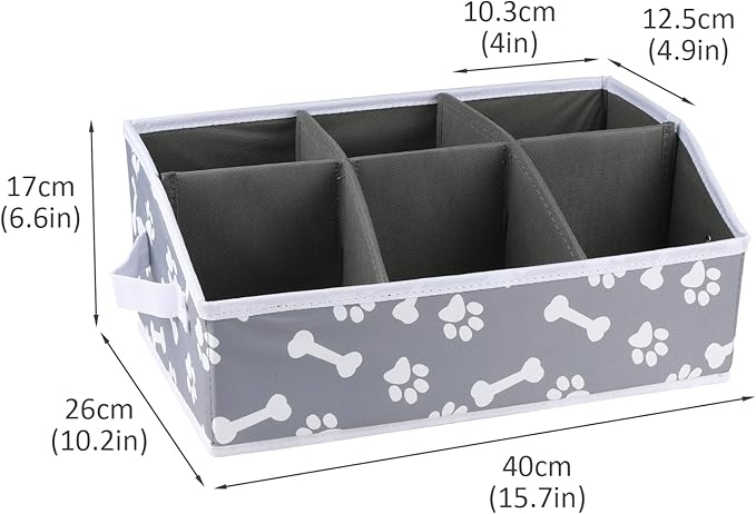 Dog treat storage organizers pet storage basket organizer great for organizing food treats snack for pet dogs cats birds animal bone