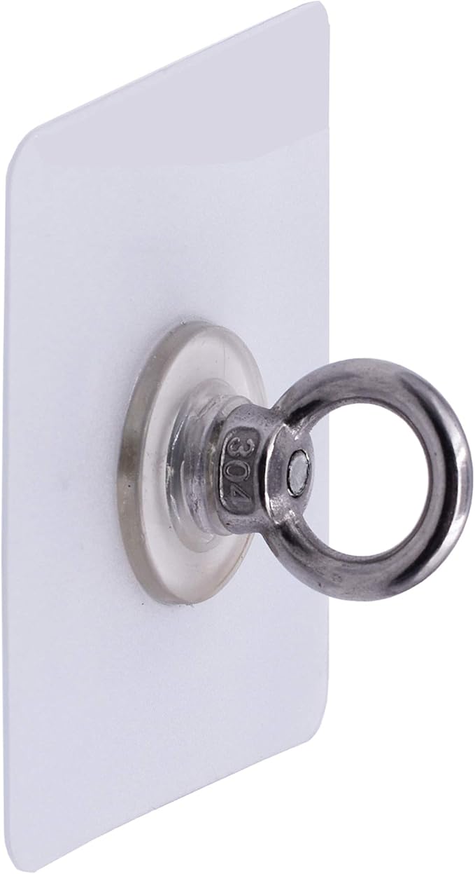 YYST Self-Adhesive Hook Cleat to Attach Dog Bathing Restraint to Grooming Tub Walls and for Pet Dog & cat Bathtub, Shower & Bathing, Grooming Tether - No Suction Cup - No Tether (1)