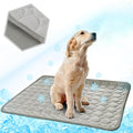 Washable Dog Cooling Mat Ice Silk Cooling Mat for Dogs Pet Self Cooling Pad Blanket Dog Cooling Pad for Indoor & Outdoor Car Seats (Grey, 40x28 in)