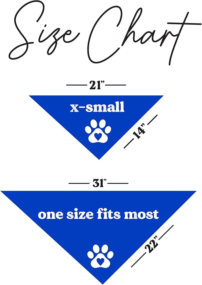 Do Not Pet Dog Bandana (Royal, OS 157)