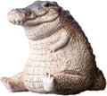 Mini Alligator Baby Statue Ornament, Cute Resin Crocodile Figurine, Tea Pet Alligator Sculpture, Animal Statue for Indoor Outdoor Home Garden Decoration, Animals & Crocodile Lovers