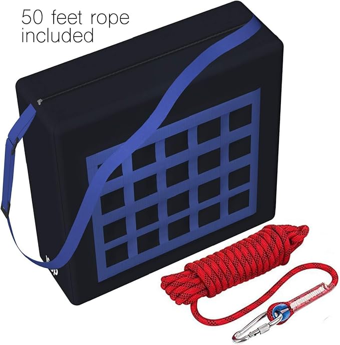 Pet Fire Rescue Bag Large up to 90 pounds - Pet Evacuation Kit - Emergency Pet Carrier - Fire Survival Tool for Dogs, Cats - Large Dog Backpack - 50ft Rope Included - Life-Saving & Compact